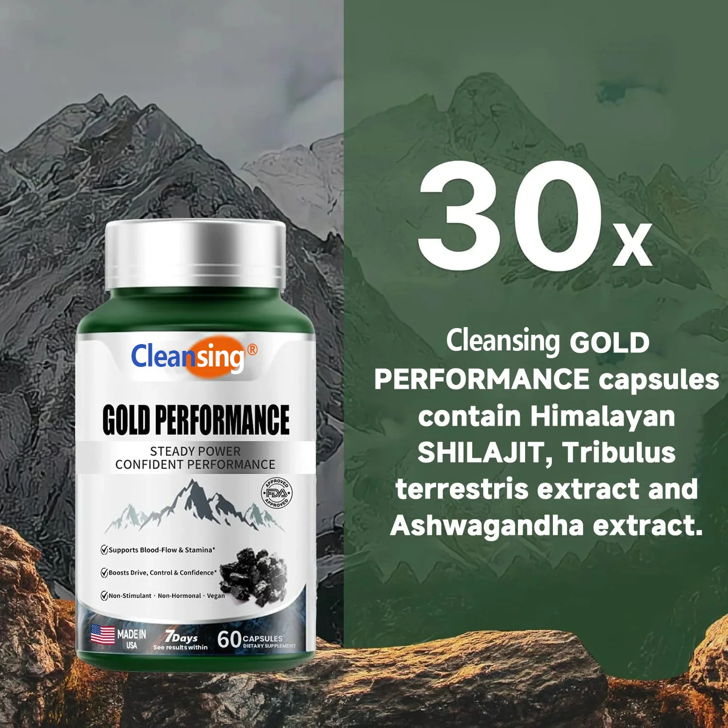 𝑪𝒍𝒆𝒂𝒏𝒔𝒊𝒏𝒈®𝑷𝒆𝒓𝒇𝒐𝒓𝒎𝒂𝒏𝒄𝒆 𝑪𝒂𝒑𝒔𝒖𝒍𝒆𝒔 𝑮𝒐𝒍𝒅 𝑬𝒅𝒊𝒕𝒊𝒐𝒏 𝑹𝒆𝒔𝒕𝒐𝒓𝒆 𝒀𝒐𝒖𝒓 𝑳𝒆𝒂𝒅𝒆𝒓𝒔𝒉𝒊𝒑: 𝑹𝒆𝒈𝒂𝒊𝒏 𝑭𝒐𝒓𝒎 𝒂𝒏𝒅 𝑪𝒐𝒏𝒇𝒊𝒅𝒆𝒏𝒄𝒆 𝒊𝒏 30 𝑫𝒂𝒚𝒔 - 𝑵𝒂𝒕𝒖𝒓𝒂𝒍 𝑺𝒊𝒛𝒆 𝒂𝒏𝒅 𝑺𝒕𝒂𝒎𝒊𝒏𝒂 𝑬𝒏𝒉𝒂𝒏𝒄𝒆𝒓 𝒇𝒐𝒓 𝑴𝒆𝒏 - Image 8