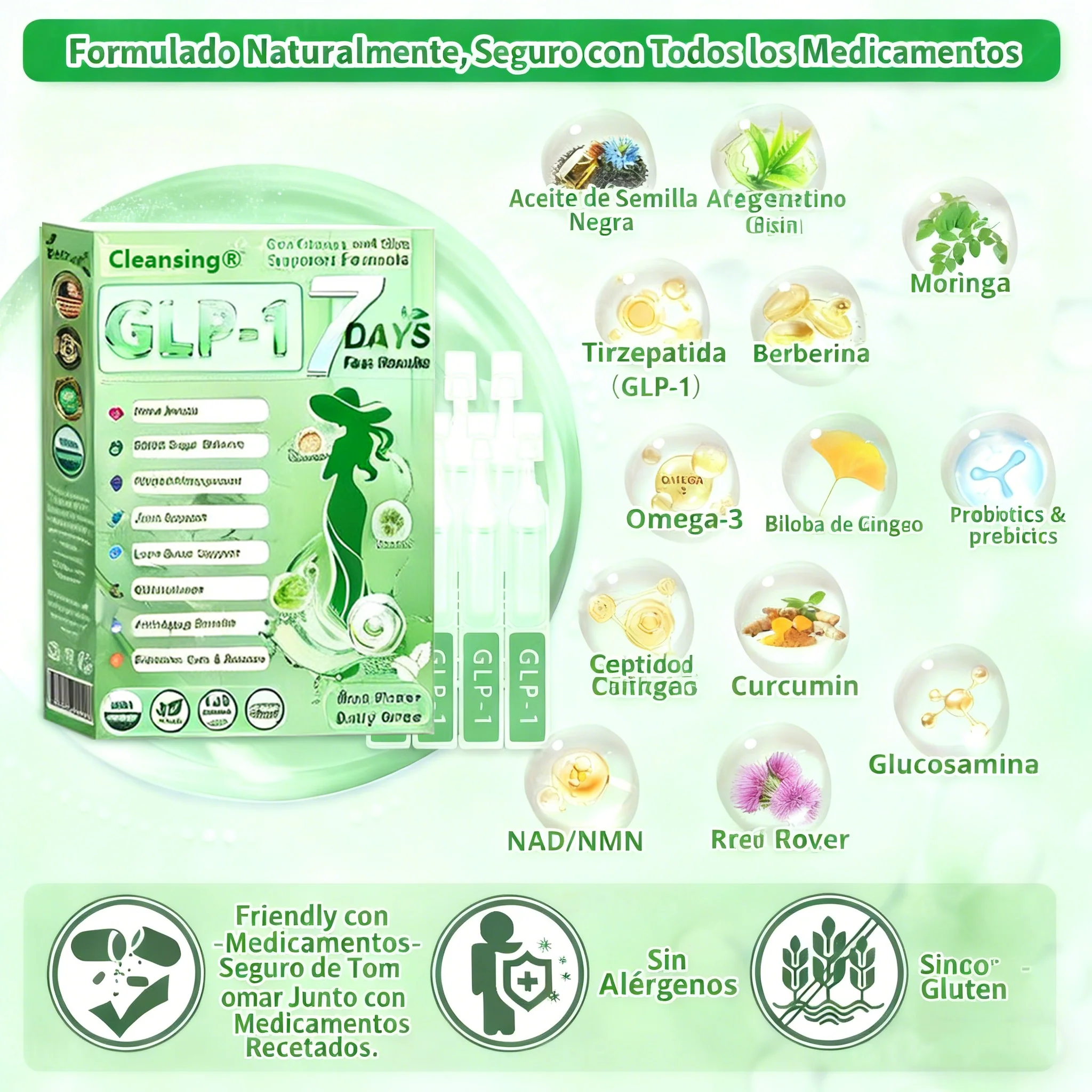 Cleansing® 𝑮𝑳𝑷-1 𝑮𝒖𝒕 𝑪𝒍𝒆𝒂𝒏𝒔𝒆 𝒂𝒏𝒅 𝑺𝒍𝒊𝒎 𝑺𝒖𝒑𝒑𝒐𝒓𝒕 𝑭𝒐𝒓𝒎𝒖𝒍𝒂 (𝐎𝐧𝐜𝐞 𝐚 𝐝𝐚𝐲, 𝐫𝐞𝐬𝐮𝐥𝐭𝐬 𝐢𝐧 𝟕 𝐝𝐚𝐲𝐬) 𝑾𝒊𝒕𝒉 10 𝑩𝒊𝒍𝒍𝒊𝒐𝒏 𝑪𝑭𝑼 𝑨𝒄𝒕𝒊𝒗𝒆 𝑷𝒓𝒐𝒃𝒊𝒐𝒕𝒊𝒄𝒔, 𝑺𝒖𝒑𝒑𝒐𝒓𝒕𝒔 𝒘𝒆𝒊𝒈𝒉𝒕 𝒎𝒂𝒏𝒂𝒈𝒆𝒎𝒆𝒏𝒕, 𝒉𝒆𝒂𝒓𝒕 𝒉𝒆𝒂𝒍𝒕𝒉, 𝒅𝒊𝒂𝒃𝒆𝒕𝒆𝒔, 𝒈𝒖𝒕 & 𝒘𝒐𝒎𝒆𝒏'𝒔 𝒉𝒆𝒂𝒍𝒕𝒉, 𝒇𝒊𝒓𝒎𝒊𝒏𝒈 𝒔𝒌𝒊𝒏,𝒘𝒉𝒊𝒍𝒆 𝒔𝒆𝒂𝒔𝒐𝒏𝒂𝒍 𝒊𝒎𝒎𝒖𝒏𝒆 𝒔𝒖𝒑𝒑𝒐𝒓𝒕 - Image 13