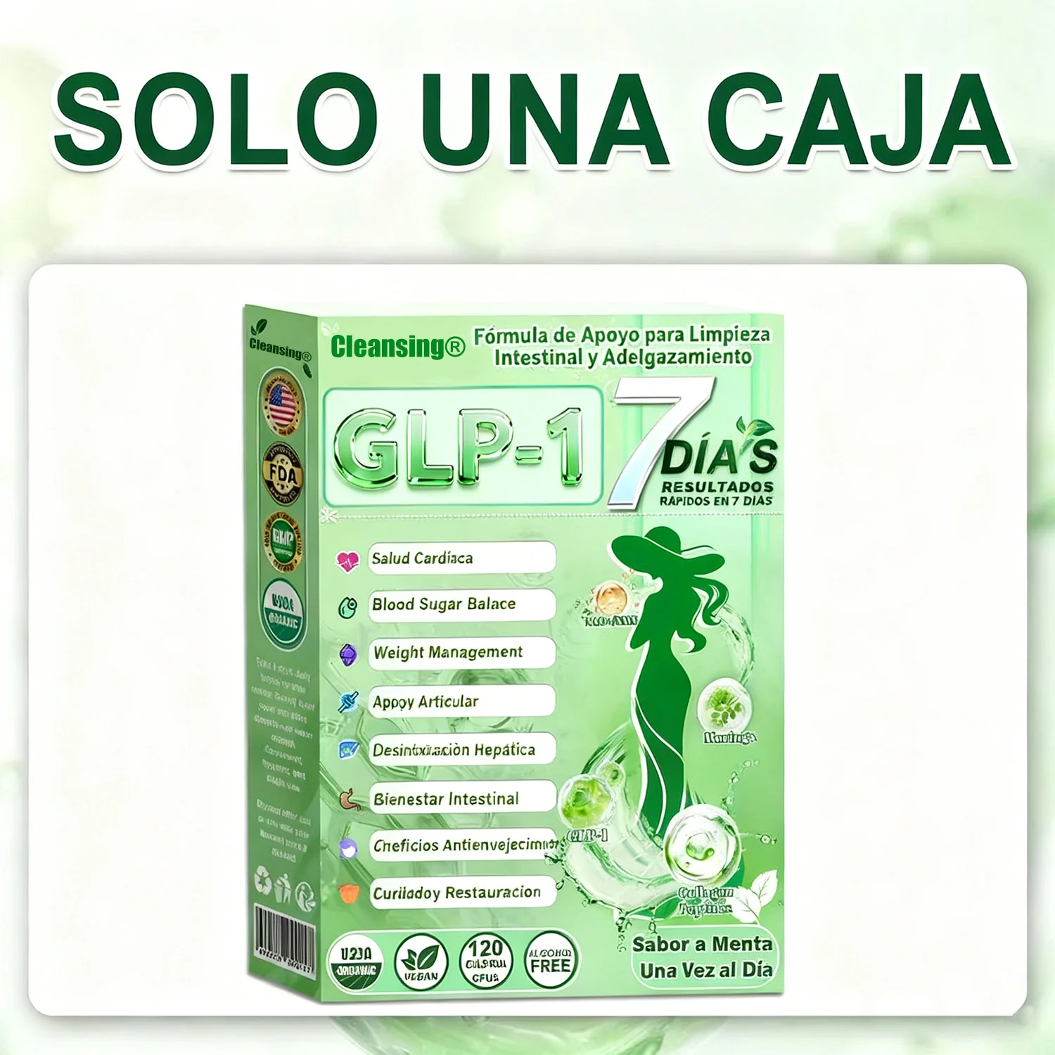 Cleansing® 𝑮𝑳𝑷-1 𝑮𝒖𝒕 𝑪𝒍𝒆𝒂𝒏𝒔𝒆 𝒂𝒏𝒅 𝑺𝒍𝒊𝒎 𝑺𝒖𝒑𝒑𝒐𝒓𝒕 𝑭𝒐𝒓𝒎𝒖𝒍𝒂 (𝐎𝐧𝐜𝐞 𝐚 𝐝𝐚𝐲, 𝐫𝐞𝐬𝐮𝐥𝐭𝐬 𝐢𝐧 𝟕 𝐝𝐚𝐲𝐬) 𝑾𝒊𝒕𝒉 10 𝑩𝒊𝒍𝒍𝒊𝒐𝒏 𝑪𝑭𝑼 𝑨𝒄𝒕𝒊𝒗𝒆 𝑷𝒓𝒐𝒃𝒊𝒐𝒕𝒊𝒄𝒔, 𝑺𝒖𝒑𝒑𝒐𝒓𝒕𝒔 𝒘𝒆𝒊𝒈𝒉𝒕 𝒎𝒂𝒏𝒂𝒈𝒆𝒎𝒆𝒏𝒕, 𝒉𝒆𝒂𝒓𝒕 𝒉𝒆𝒂𝒍𝒕𝒉, 𝒅𝒊𝒂𝒃𝒆𝒕𝒆𝒔, 𝒈𝒖𝒕 & 𝒘𝒐𝒎𝒆𝒏'𝒔 𝒉𝒆𝒂𝒍𝒕𝒉, 𝒇𝒊𝒓𝒎𝒊𝒏𝒈 𝒔𝒌𝒊𝒏,𝒘𝒉𝒊𝒍𝒆 𝒔𝒆𝒂𝒔𝒐𝒏𝒂𝒍 𝒊𝒎𝒎𝒖𝒏𝒆 𝒔𝒖𝒑𝒑𝒐𝒓𝒕 - Image 20