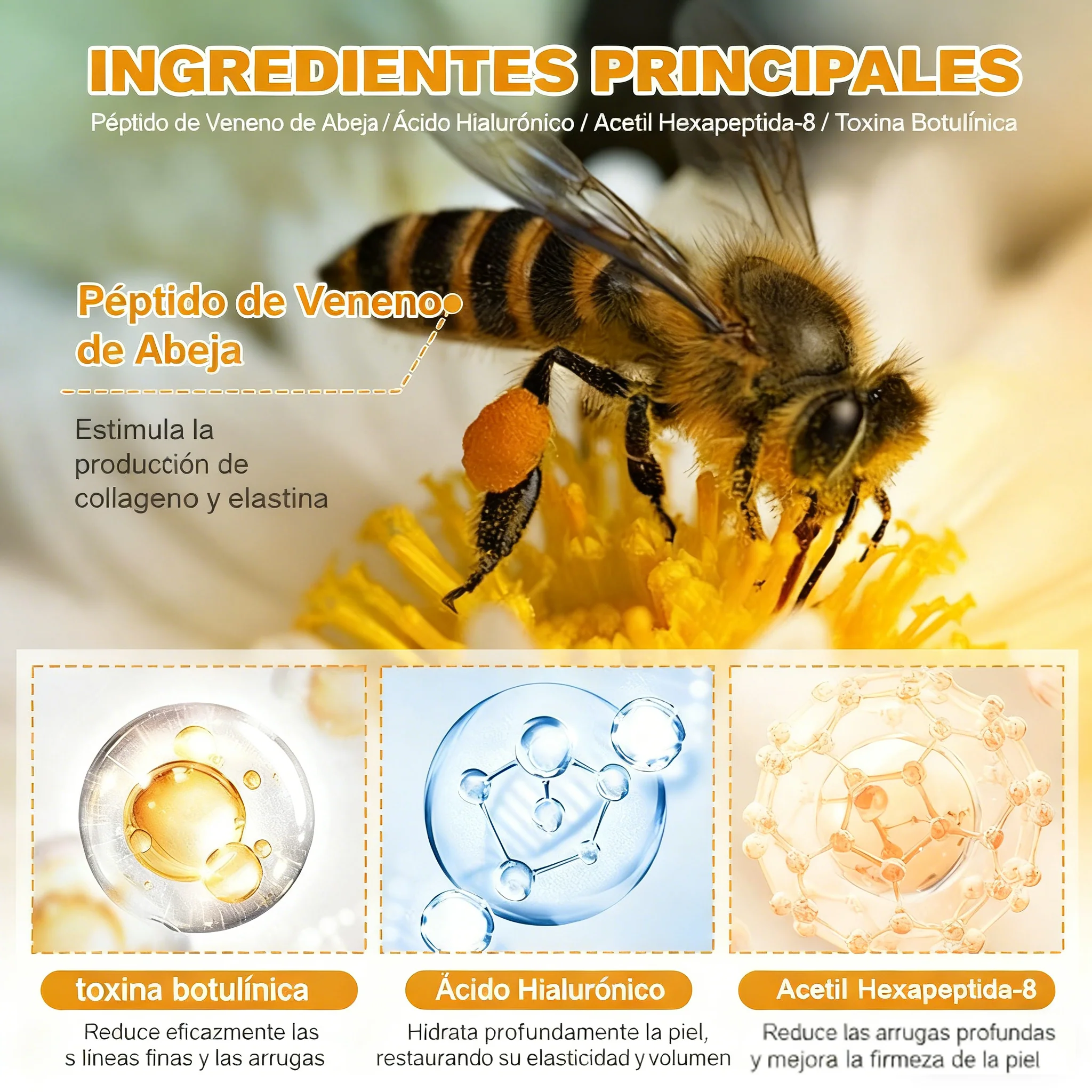 Crema Cleansing® para eliminar arrugas con veneno de abeja y botox (fabricada y enviada desde EE. UU.) - Image 10