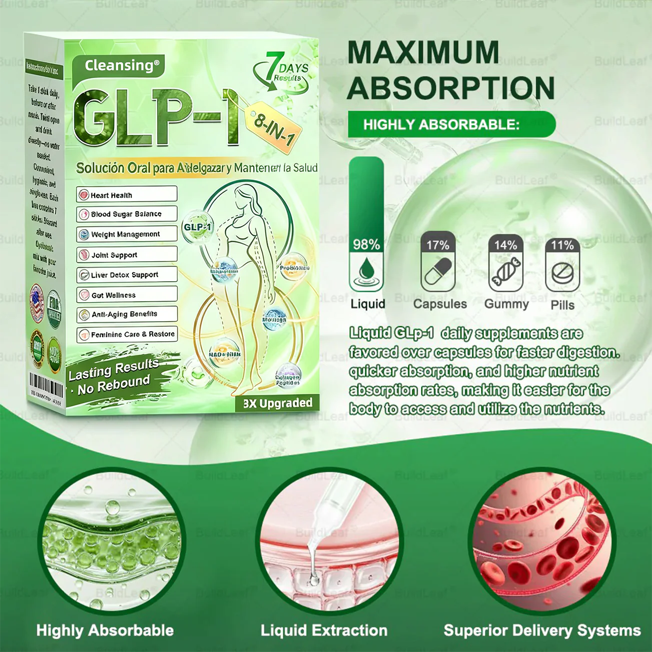 𝑪𝒍𝒆𝒂𝒏𝒔𝒊𝒏𝒈® 𝑮𝑳𝑷-1 8 𝒆𝒏 1 𝑭𝒊𝒕 & 𝑽𝒊𝒕𝒂𝒍 (𝒔𝒐𝒍𝒐 𝒖𝒏𝒂 𝒗𝒆𝒛 𝒂𝒍 𝒅𝒊́𝒂, 𝒄𝒂𝒎𝒃𝒊𝒐𝒔 𝒗𝒊𝒔𝒊𝒃𝒍𝒆𝒔 𝒆𝒏 7 𝒅𝒊́𝒂𝒔) √ 𝑷𝒂𝒓𝒂 𝒐𝒃𝒆𝒔𝒊𝒅𝒂𝒅, 𝒔𝒂𝒍𝒖𝒅 𝒄𝒂𝒓𝒅𝒊𝒐𝒗𝒂𝒔𝒄𝒖𝒍𝒂𝒓, 𝒅𝒊𝒂𝒃𝒆𝒕𝒆𝒔, 𝒂𝒑𝒏𝒆𝒂 𝒅𝒆𝒍 𝒔𝒖𝒆𝒏̃𝒐, 𝒔𝒂𝒍𝒖𝒅 𝒊𝒏𝒕𝒆𝒔𝒕𝒊𝒏𝒂𝒍, 𝒑𝒓𝒐𝒃𝒍𝒆𝒎𝒂𝒔 𝒂𝒓𝒕𝒊𝒄𝒖𝒍𝒂𝒓𝒆𝒔 𝒚 𝒎𝒂́𝒔 - Image 14