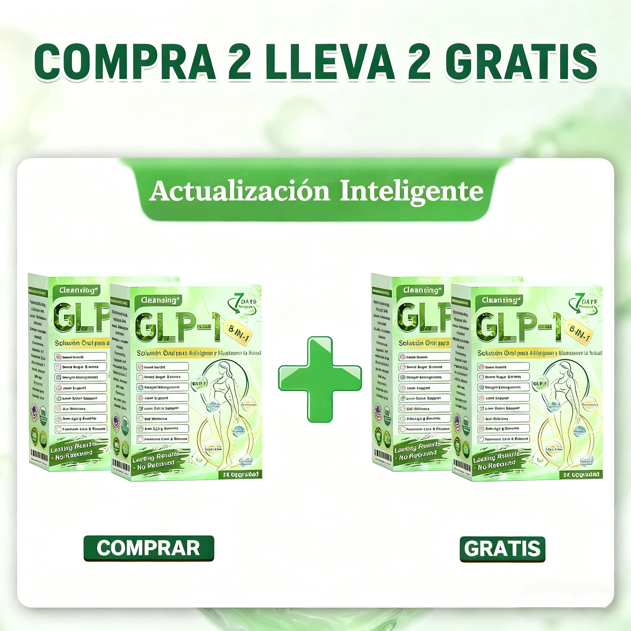 𝑪𝒍𝒆𝒂𝒏𝒔𝒊𝒏𝒈® 𝑮𝑳𝑷-1 8 𝒆𝒏 1 𝑭𝒊𝒕 & 𝑽𝒊𝒕𝒂𝒍 (𝒔𝒐𝒍𝒐 𝒖𝒏𝒂 𝒗𝒆𝒛 𝒂𝒍 𝒅𝒊́𝒂, 𝒄𝒂𝒎𝒃𝒊𝒐𝒔 𝒗𝒊𝒔𝒊𝒃𝒍𝒆𝒔 𝒆𝒏 7 𝒅𝒊́𝒂𝒔) √ 𝑷𝒂𝒓𝒂 𝒐𝒃𝒆𝒔𝒊𝒅𝒂𝒅, 𝒔𝒂𝒍𝒖𝒅 𝒄𝒂𝒓𝒅𝒊𝒐𝒗𝒂𝒔𝒄𝒖𝒍𝒂𝒓, 𝒅𝒊𝒂𝒃𝒆𝒕𝒆𝒔, 𝒂𝒑𝒏𝒆𝒂 𝒅𝒆𝒍 𝒔𝒖𝒆𝒏̃𝒐, 𝒔𝒂𝒍𝒖𝒅 𝒊𝒏𝒕𝒆𝒔𝒕𝒊𝒏𝒂𝒍, 𝒑𝒓𝒐𝒃𝒍𝒆𝒎𝒂𝒔 𝒂𝒓𝒕𝒊𝒄𝒖𝒍𝒂𝒓𝒆𝒔 𝒚 𝒎𝒂́𝒔 - Image 17