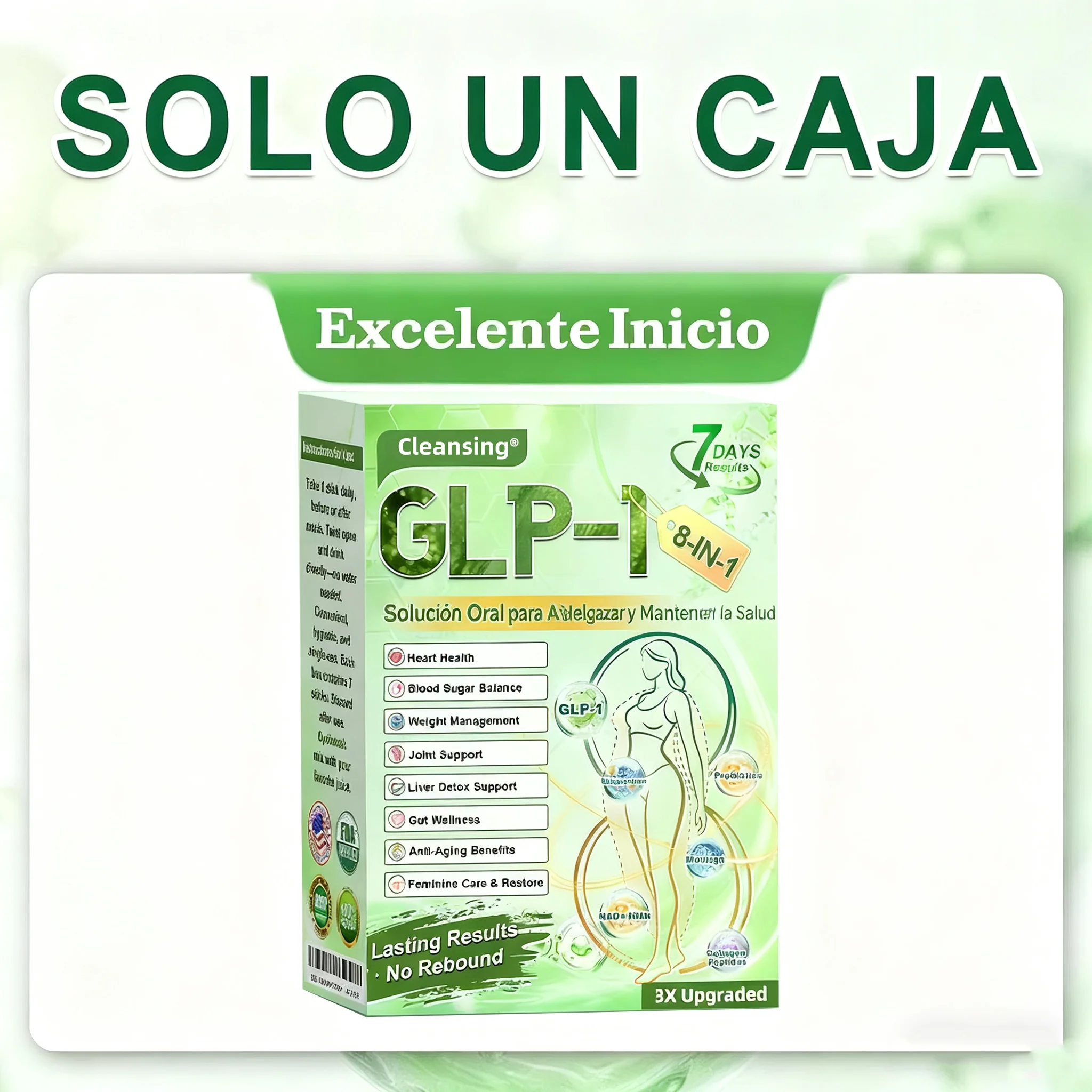 𝑪𝒍𝒆𝒂𝒏𝒔𝒊𝒏𝒈® 𝑮𝑳𝑷-1 8 𝒆𝒏 1 𝑭𝒊𝒕 & 𝑽𝒊𝒕𝒂𝒍 (𝒔𝒐𝒍𝒐 𝒖𝒏𝒂 𝒗𝒆𝒛 𝒂𝒍 𝒅𝒊́𝒂, 𝒄𝒂𝒎𝒃𝒊𝒐𝒔 𝒗𝒊𝒔𝒊𝒃𝒍𝒆𝒔 𝒆𝒏 7 𝒅𝒊́𝒂𝒔) √ 𝑷𝒂𝒓𝒂 𝒐𝒃𝒆𝒔𝒊𝒅𝒂𝒅, 𝒔𝒂𝒍𝒖𝒅 𝒄𝒂𝒓𝒅𝒊𝒐𝒗𝒂𝒔𝒄𝒖𝒍𝒂𝒓, 𝒅𝒊𝒂𝒃𝒆𝒕𝒆𝒔, 𝒂𝒑𝒏𝒆𝒂 𝒅𝒆𝒍 𝒔𝒖𝒆𝒏̃𝒐, 𝒔𝒂𝒍𝒖𝒅 𝒊𝒏𝒕𝒆𝒔𝒕𝒊𝒏𝒂𝒍, 𝒑𝒓𝒐𝒃𝒍𝒆𝒎𝒂𝒔 𝒂𝒓𝒕𝒊𝒄𝒖𝒍𝒂𝒓𝒆𝒔 𝒚 𝒎𝒂́𝒔 - Image 22