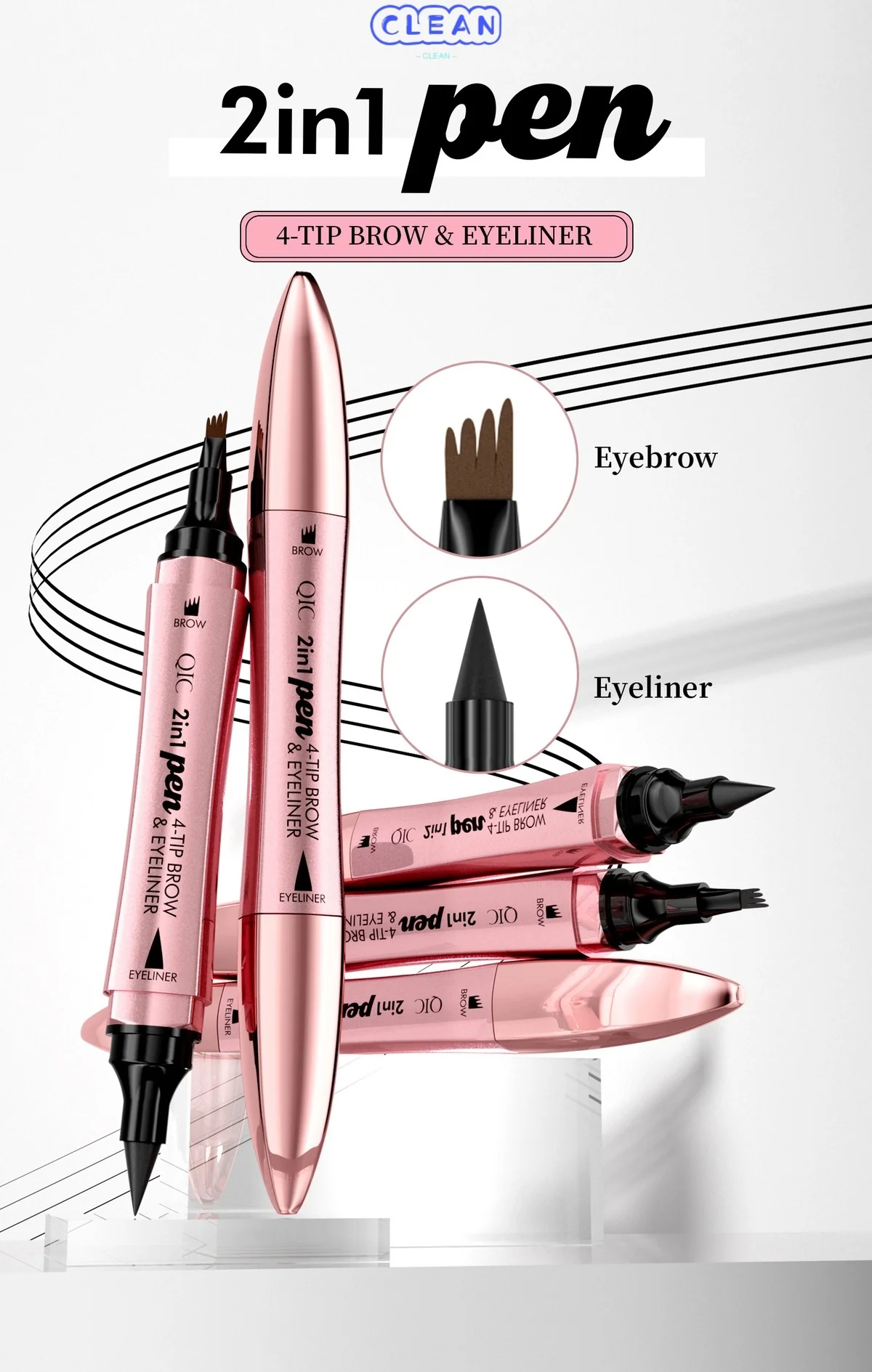 Four-pronged Liquid Eyebrow Pencil - Image 4