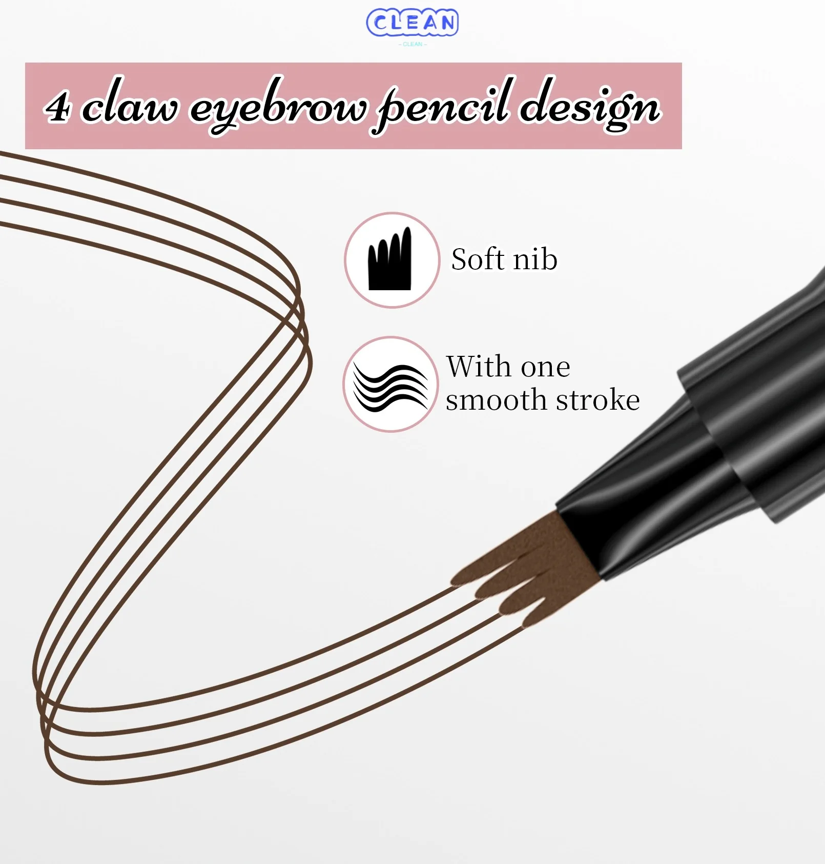 Four-pronged Liquid Eyebrow Pencil - Image 5