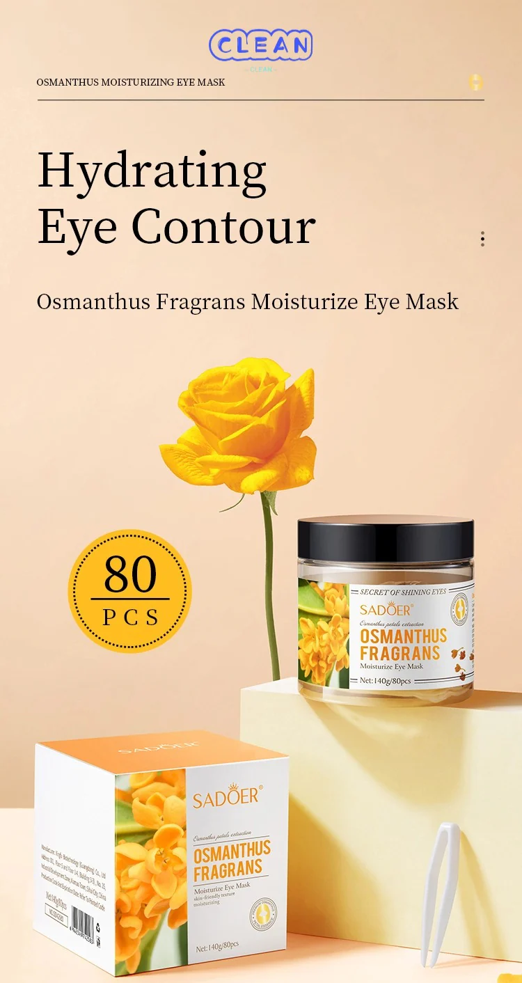 Golden Osmanthus Eye Mask - Image 7