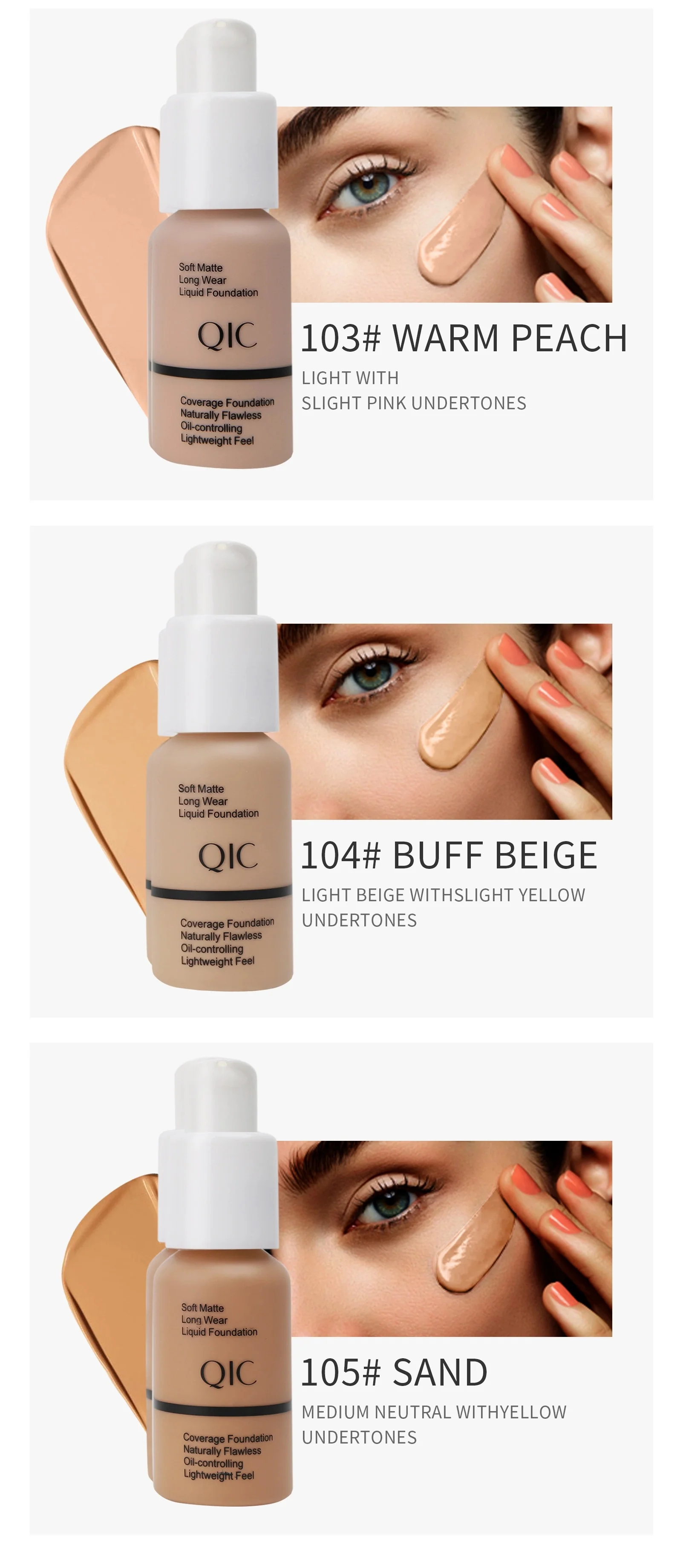 Hydrating, moisturizing, oil-controlling foundation - Image 8