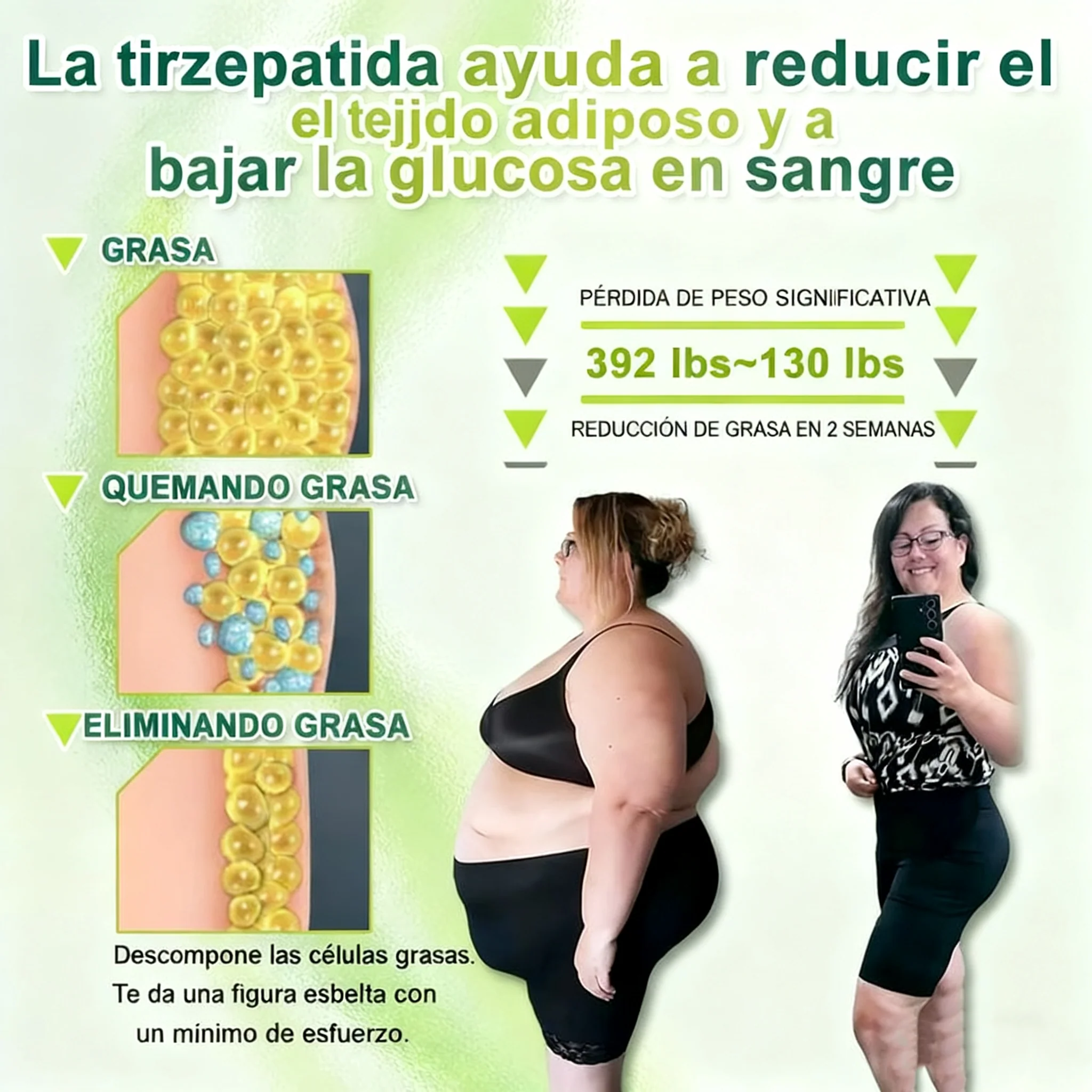 Cleansing® GLP-1 20 en 1 Suplemento Adelgazante (Resultados Visibles en 7 Días) ayuda a mejorar la obesidad, la salud cardiovascular, la diabetes, la salud intestinal, los problemas articulares, una piel más firme y un aumento de energía. - Image 11