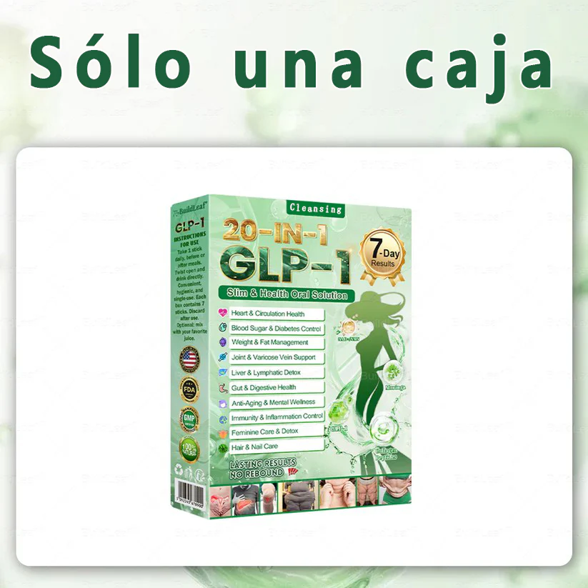 Cleansing® GLP-1 20 en 1 Suplemento Adelgazante (Resultados Visibles en 7 Días) ayuda a mejorar la obesidad, la salud cardiovascular, la diabetes, la salud intestinal, los problemas articulares, una piel más firme y un aumento de energía. - Image 19