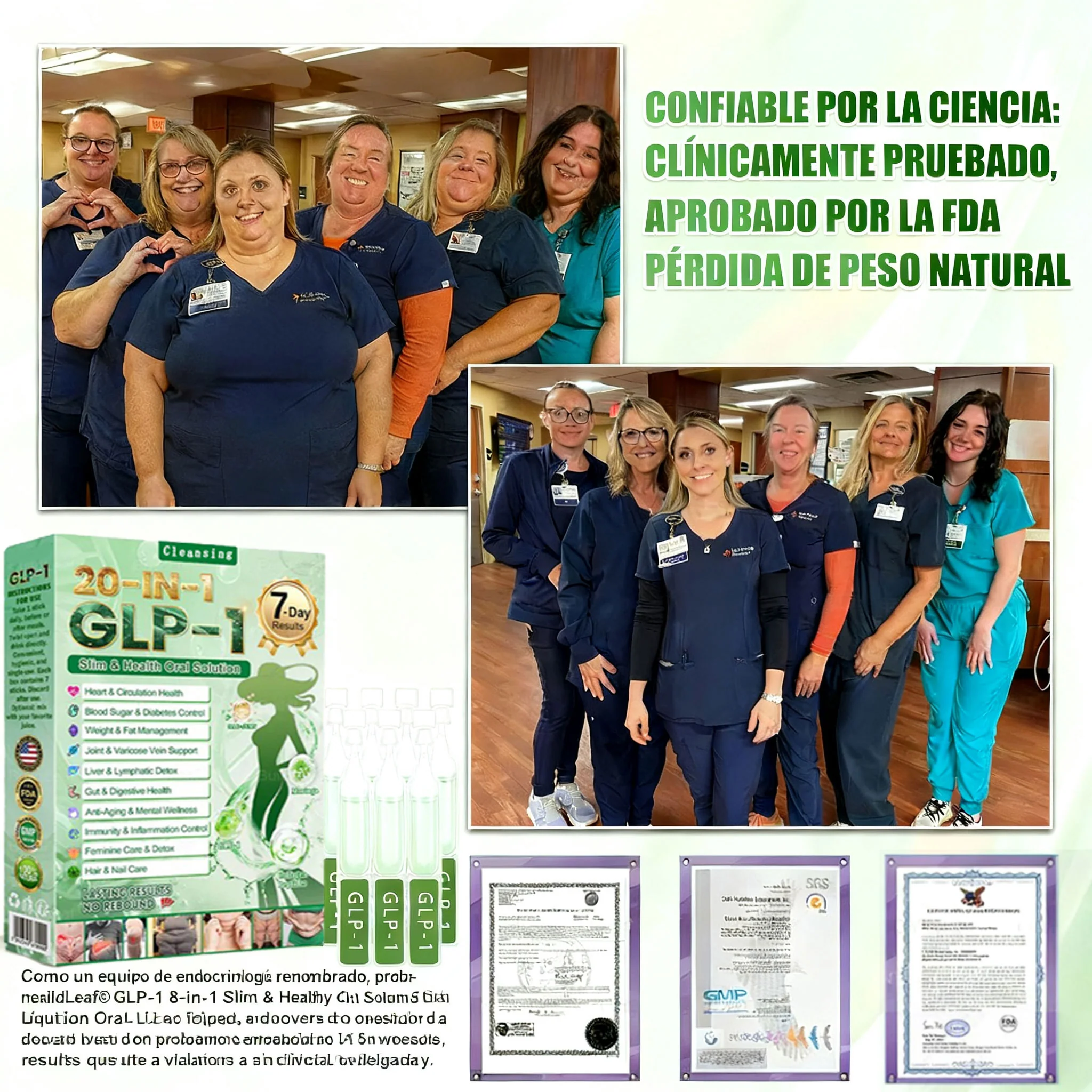 Cleansing® GLP-1 20 en 1 Suplemento Adelgazante (Resultados Visibles en 7 Días) ayuda a mejorar la obesidad, la salud cardiovascular, la diabetes, la salud intestinal, los problemas articulares, una piel más firme y un aumento de energía. - Image 8