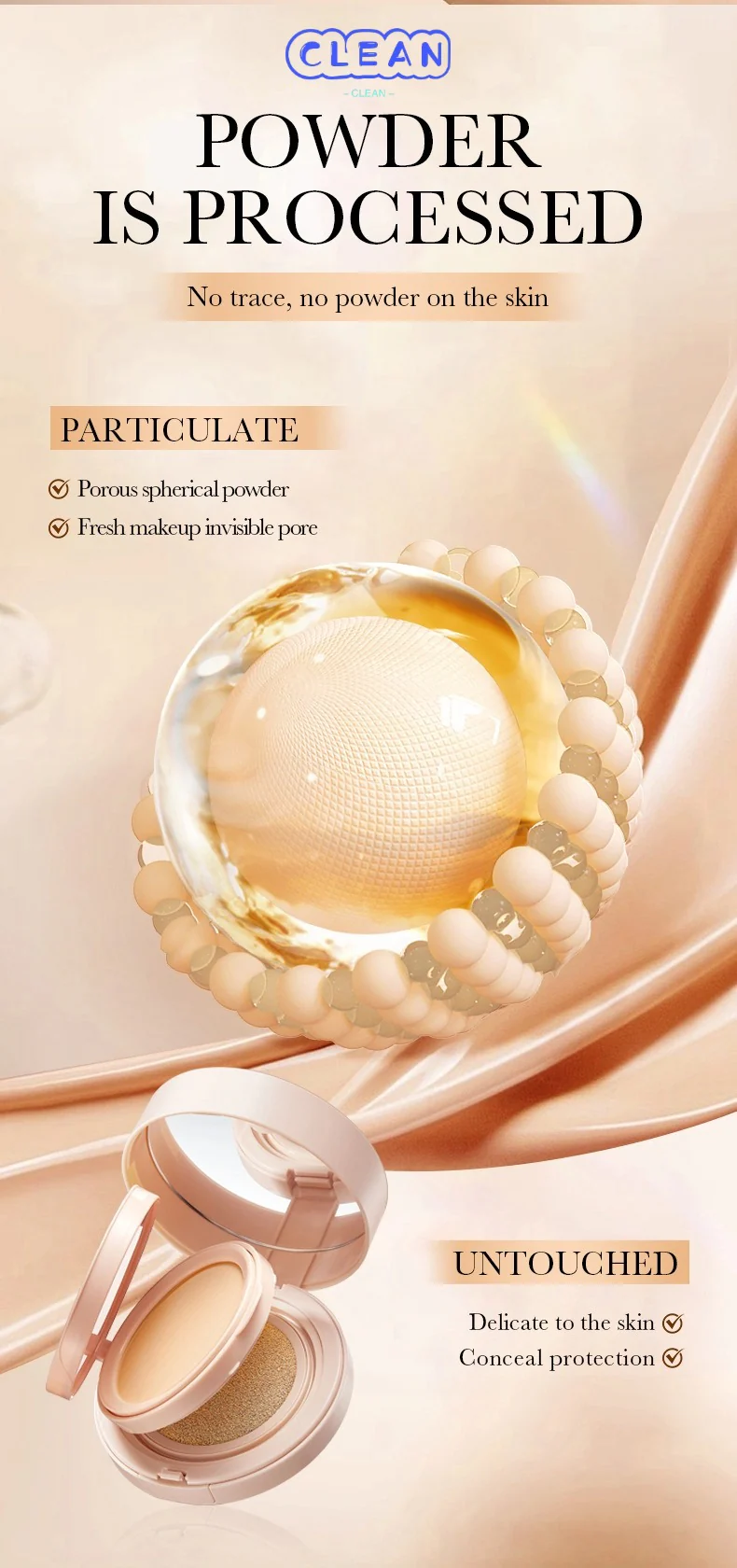 Light-sensitive pressed powder cushion - Image 4