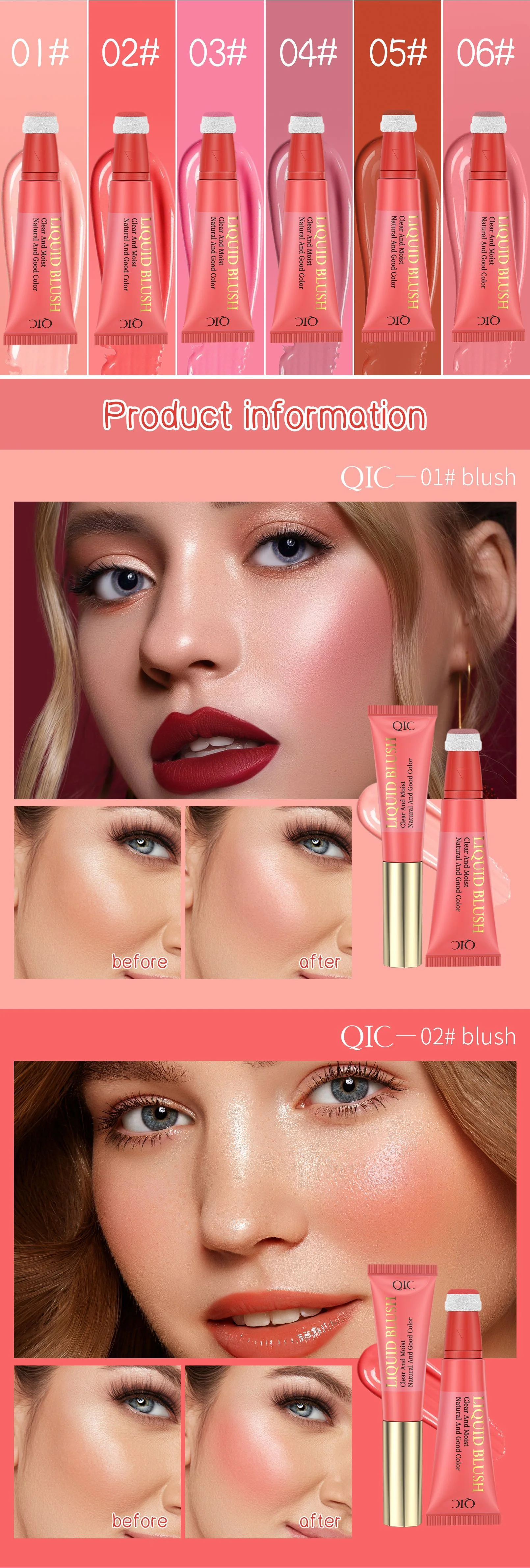 Natural color liquid blush - Image 5