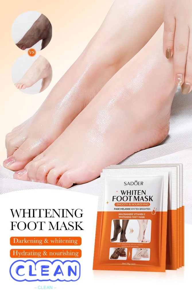 Plant fruit moisturizing foot and hand mask. - Image 5