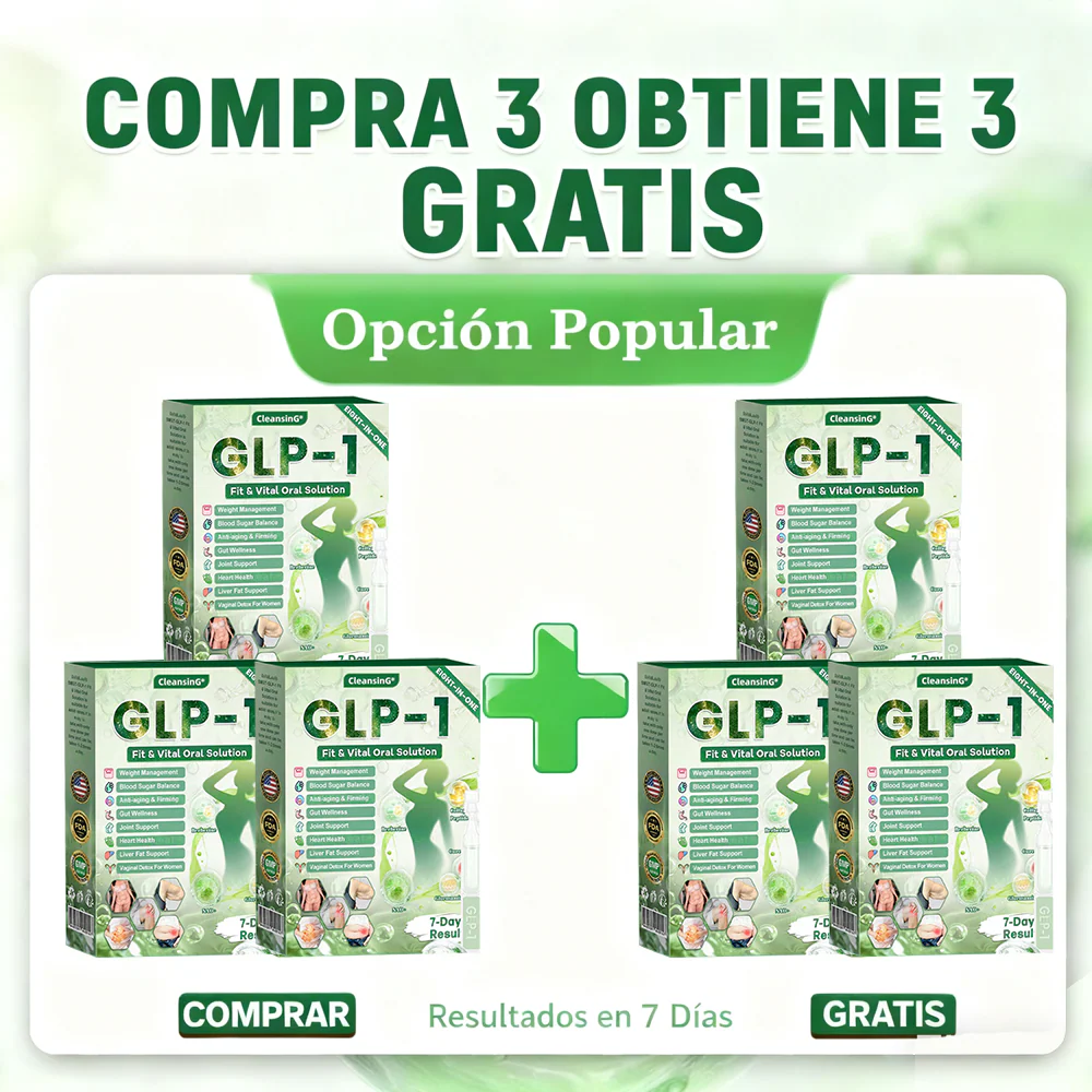 𝑪𝒍𝒆𝒂𝒏𝒔𝒊𝒏𝒈® 𝑮𝑳𝑷-1 8 𝒆𝒏 1 𝑭𝒊𝒕 & 𝑽𝒊𝒕𝒂𝒍 (𝒔𝒐𝒍𝒐 𝒖𝒏𝒂 𝒗𝒆𝒛 𝒂𝒍 𝒅𝒊́𝒂, 𝒄𝒂𝒎𝒃𝒊𝒐𝒔 𝒗𝒊𝒔𝒊𝒃𝒍𝒆𝒔 𝒆𝒏 7 𝒅𝒊́𝒂𝒔) √ 𝑷𝒂𝒓𝒂 𝒐𝒃𝒆𝒔𝒊𝒅𝒂𝒅, 𝒔𝒂𝒍𝒖𝒅 𝒄𝒂𝒓𝒅𝒊𝒐𝒗𝒂𝒔𝒄𝒖𝒍𝒂𝒓, 𝒅𝒊𝒂𝒃𝒆𝒕𝒆𝒔, 𝒂𝒑𝒏𝒆𝒂 𝒅𝒆𝒍 𝒔𝒖𝒆𝒏̃𝒐, 𝒔𝒂𝒍𝒖𝒅 𝒊𝒏𝒕𝒆𝒔𝒕𝒊𝒏𝒂𝒍, 𝒑𝒓𝒐𝒃𝒍𝒆𝒎𝒂𝒔 𝒂𝒓𝒕𝒊𝒄𝒖𝒍𝒂𝒓𝒆𝒔 𝒚 𝒎𝒂́𝒔 𝒎𝒛𝒘 - Image 13