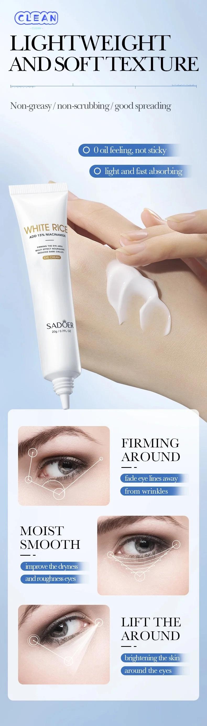 Rice Niacinamide Eye Cream - Image 4