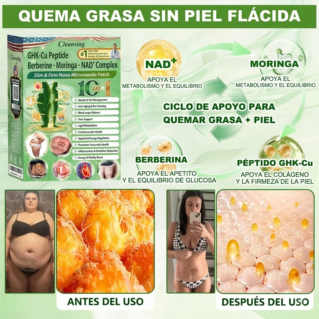 -𝑪𝒍𝒆𝒂𝒏𝒔𝒊𝒏𝒈® 𝑺𝒍𝒊𝒎 & 𝑭𝒊𝒓𝒎 𝑵𝒂𝒏𝒐 𝑴𝒊𝒄𝒓𝒐𝒏𝒆𝒆𝒅𝒍𝒆 𝑷𝒂𝒕𝒄𝒉🎇 𝒄𝒐𝒏 𝑮𝑯𝑲-𝑪𝒖 𝑷𝒆𝒑𝒕𝒊𝒅𝒐 · 𝑩𝒆𝒓𝒃𝒆𝒓𝒊𝒏𝒂 · 𝑴𝒐𝒓𝒊𝒏𝒈𝒂 · 𝑵𝑨𝑫⁺ 𝑪𝒐𝒎𝒑𝒍𝒆𝒋𝒐✅ 𝐏𝐚𝐫𝐚 𝐨𝐛𝐞𝐬𝐢𝐝𝐚𝐝, 𝗽𝗶𝗲𝗹 𝗳𝗹𝗮́𝗰𝗶𝗱𝗮, 𝐝𝐢𝐚𝐛𝐞𝐭𝐞𝐬, 𝐚𝐩𝐧𝐞𝐚 𝐝𝐞 𝐬𝐮𝐞𝐧̃𝐨, 𝐩𝐫𝐨𝐛𝐥𝐞𝐦𝐚𝐬 𝐝𝐞 𝐚𝐫𝐭𝐢𝐜𝐮𝐥𝐚𝐜𝐢𝐨𝐧𝐞𝐬, 𝐲 𝐦𝐚́s - Image 2